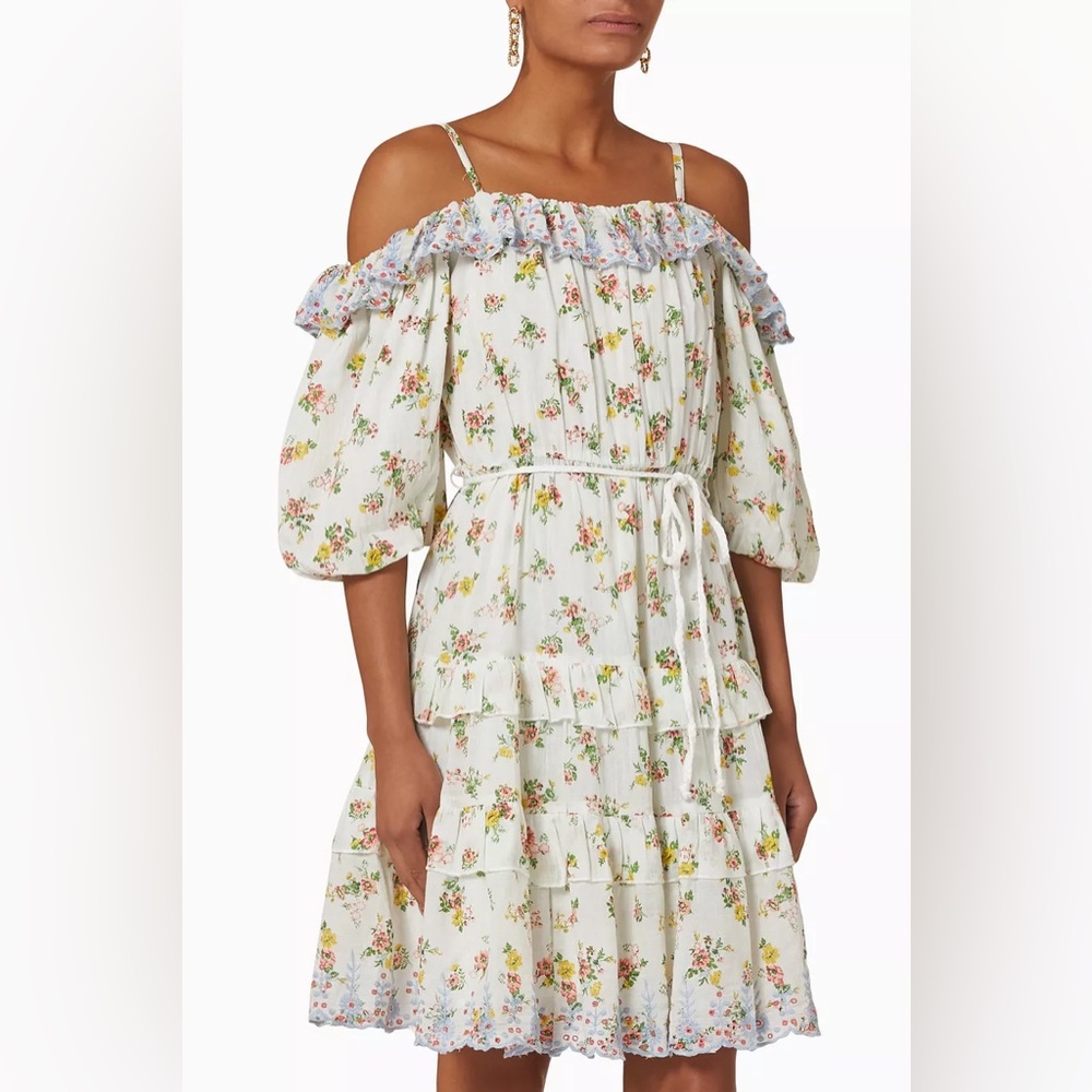 Y.A.S Yasbrot Midi floral Dress in Cotton